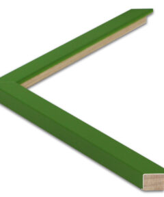 Marco de Madera a Medida color Verde ancho 1,7 cm