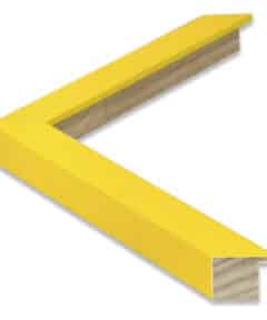 Marco de Madera Amarillo Lacado a Medida ancho 2,5 cm
