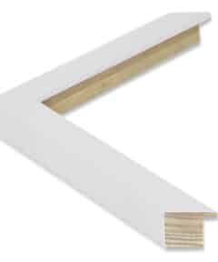 Marco de Madera Blanca Lacada de 2,5 cm a Medida