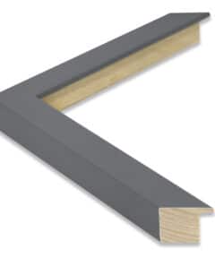Marco de Madera Gris Lacado a Medida ancho 2,5 cm