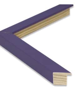 Marco de Madera Lila Lacado a Medida ancho 2,5 cm
