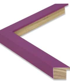 Marco de Madera Malva Lacado a Medida ancho 2,5 cm
