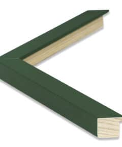 Marco de Madera Verde Oliva Lacado a Medida ancho 2,5 cm