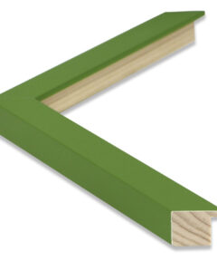 Marco de Madera Verde Lacado a Medida ancho 2,5 cm