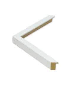 Marco de Madera Lacada en Blanco de 2 cm