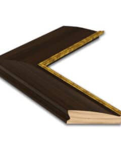 Marco a Medida de 6,8 cm en Madera con Filo Oro