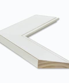 Marco Blanco de Madera de 7 cm Hecho a Medida