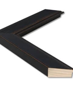 Marco Negro de Madera a Medida ancho 4,3 cm