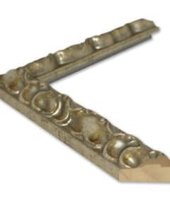 Marco de Pino Barroco en Plata de 3,8 cm a Medida