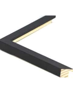 Marco Negro de Madera de 1,6 cm a Medida