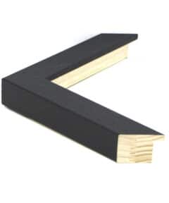 Marco Negro de Madera de 3 cm a Medida