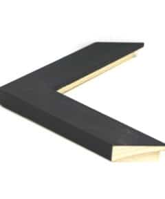 Marco Negro de Madera a Medida ancho 4 cm