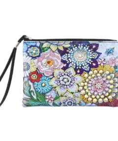 Bolso de Mano Diamond Painting con Flores