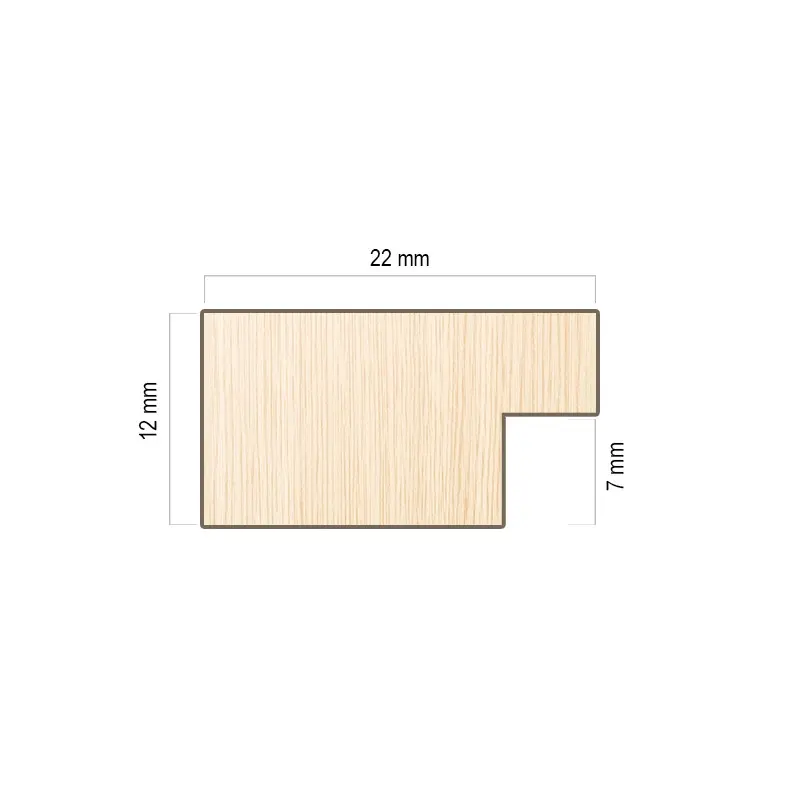 Marco a Medida Blanco de Madera ancho 1,7 cm - Imagen 3