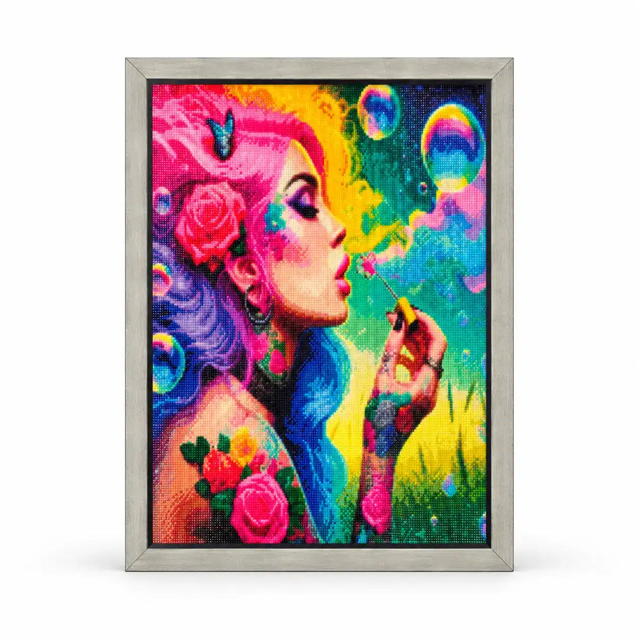 Marco de Madera en Plata Vieja de 3 cm a Medida - Imagen 4