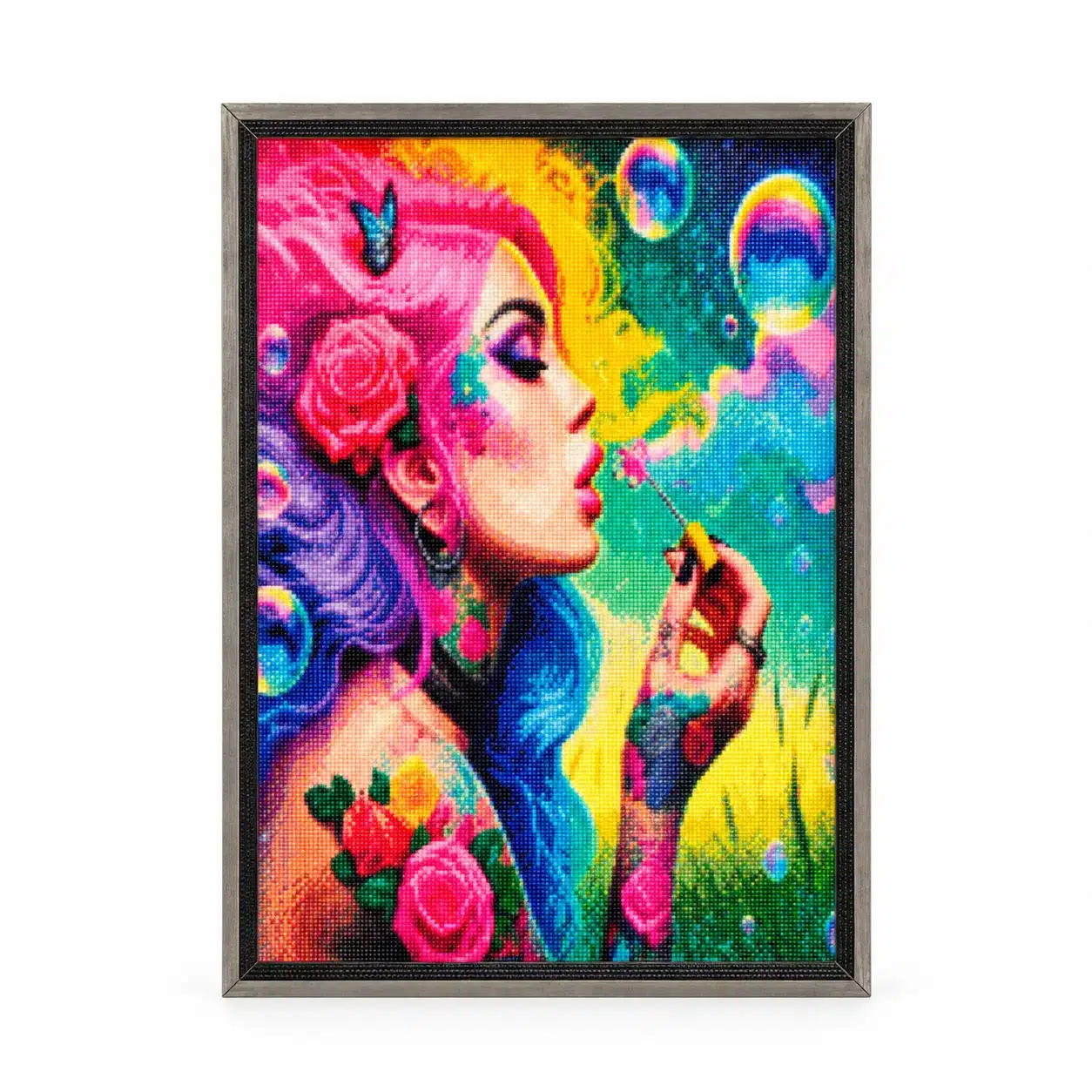 Marco de Pino Plata y Negro de 1,7 cm a Medida - Imagen 4