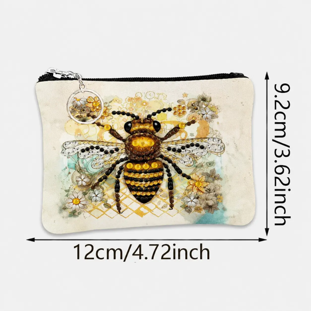 Monedero Abeja Reina Diamond Painting - Imagen 3