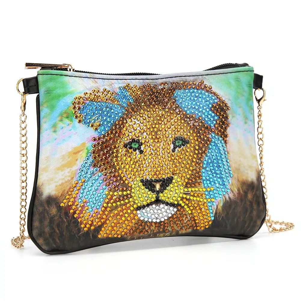 Bolso Diamond Painting Leon DIY