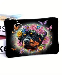Monedero Perro Pintura de Diamante DIY