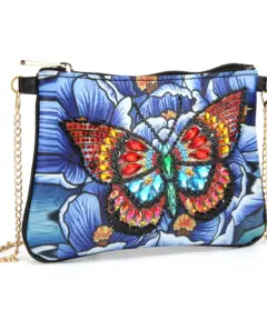 Bolso Diamond Painting con Mariposa