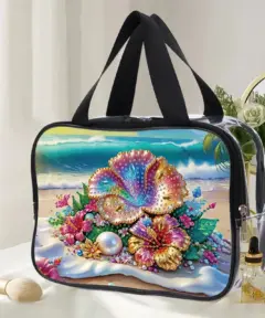Bolsa de Playa Semitransparente Diamond Painting