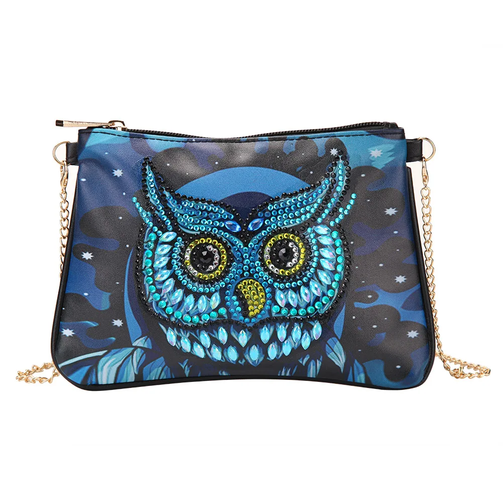 Bolsa Diamond Painting Búho Azul