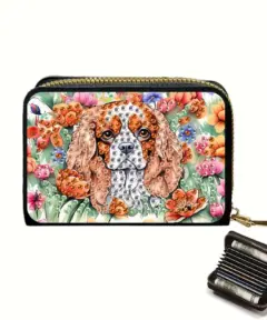 Cartera Perrito Tarjetero Diamond Painting