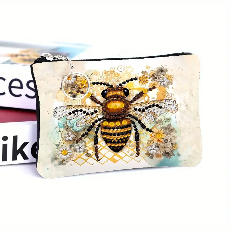 Monedero Abeja Reina Diamond Painting