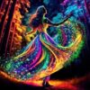 Cuadro Mujer Baile En La Naturaleza Diamond Painting