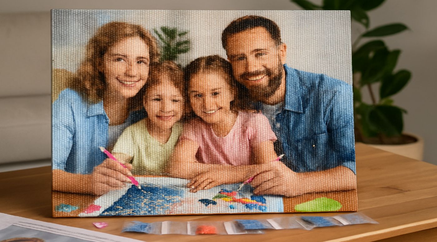 Personaliza tu Diamond Painting 5D para la familia